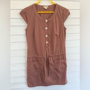 JCrew Button dress.